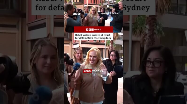 Rebel Wilson arrives at court for defamation case. #RebelWilson #CharlotteMacInnes #BBCNews