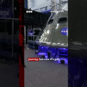 What does the Orion spacecraft look like inside? #Artemis #Orion #BBCNews
