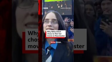 Why Billie Eilish chose to film her movie in Manchester. #BBCNews