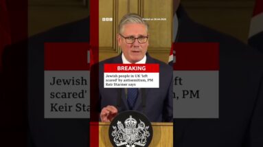 The government will work to speed up sentencing on antisemitic attacks, the PM said. #BBCNews