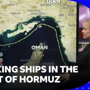 How ships are trying to break through the US blockade in the Strait of Hormuz | BBC News