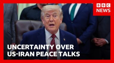 Trump says US will not lift Hormuz blockade until deal made with Iran | BBC News