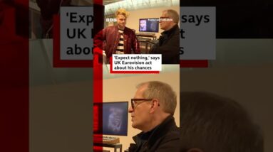 UK Eurovision act Look Mum No Computer isn't afraid of ‘nil points’. #bbcnews