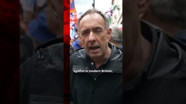 People 'feel like they've been left behind' at Unite the Kingdom rally. #Protest #UK #BBCNews