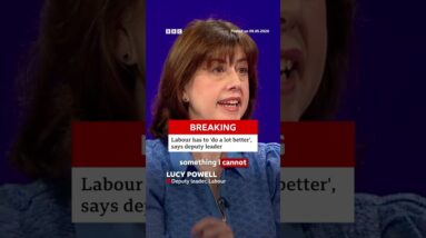 Labour has to 'do a lot better', says deputy leader. #KeirStarmer #Elections #BBCNews