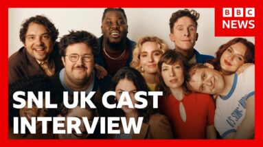 SNL UK cast interview with Annabel Marlow, Celeste Dring and Emma Sidi | BBC News