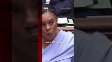 Tory leader Kemi Badenoch says UK PM Keir Starmer is "in office, but not in power". #BBCNews