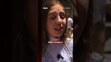 BBC on the ground during march through Jerusalem's Old City. #BBCNews