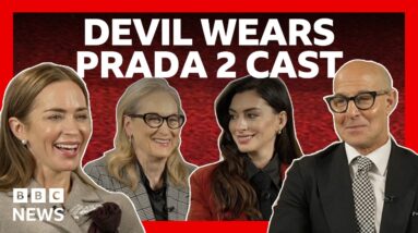Devil Wears Prada 2 cast explain why they came back | BBC News