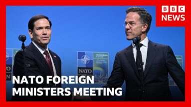 Nato chief welcomes US sending 5,000 troops to Poland ahead of foreign ministers meeting | BBC News