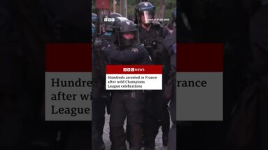 Hundreds arrested in France after wild Champions League celebrations. #BBCNews