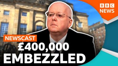 Ex-SNP boss admits to embezzling £400,000 | BBC Newscast