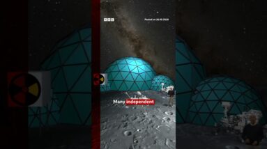 Nasa has shared its three step plan for a lunar moon base. #Nasa #Moon #BBCNews