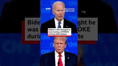 Jill Biden says she thought husband was having a stroke during 2024 debate. #JoeBiden #BBCNews