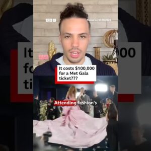 How much does it cost to attend the Met Gala? #BBCNews