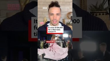 How much does it cost to attend the Met Gala? #BBCNews