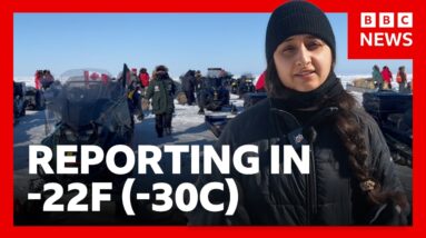 How the BBC reported from the Canadian Arctic frontline | BBC News