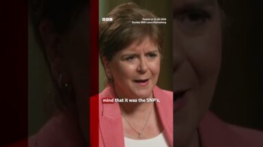‘I have no memory of seeing that motorhome’, says Nicola Sturgeon #BBCNews