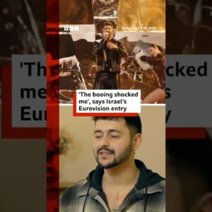 'The booing shocked me', says Israel's Eurovision entry. #Israel #Eurovision #BBCNews