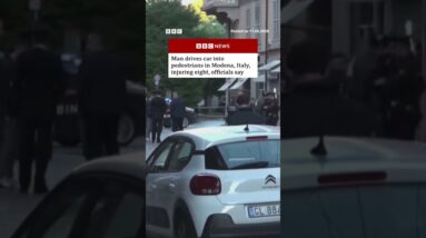 Man drives car into pedestrians in Italy, injuring eight. #Modena #Italy #BBCNews