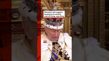 Ministers will support measures to control cost of living, says King Charles. #BBCNews