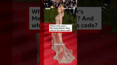 The theme of the 2026 Met Gala is “Costume Art”, while the dress code is “Fashion is Art”. #BBCNews