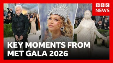 Met Gala raises $42m as stars attend ‘Fashion is Art’ night | BBC News