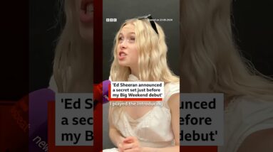 'Ed Sheeran announced a secret set on my Big Weekend debut', says Erin LeCount. #BBCNews