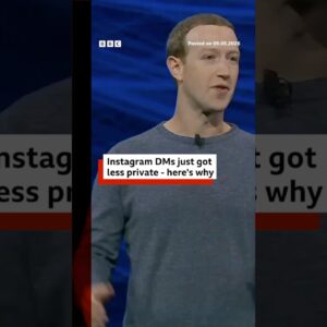 Instagram DMs just got less private - here's why. #Instagram #Privacy #BBCNews