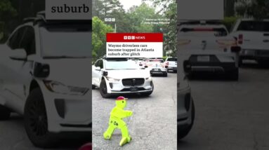 Atlanta residents plagued by Waymo cars circling neighbourhood. #Waymo #Atlanta #BBCNews