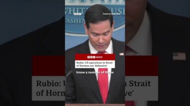 Rubio says objectives of “Operation Epic Fury’ have concluded. #USNews #BBCNews