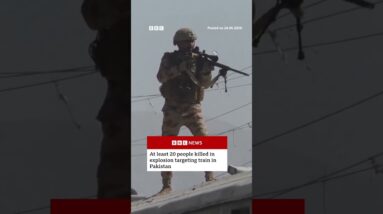 Explosion targeting train kills at least 20 in Pakistan. #Pakistan #Asia #BBCNews