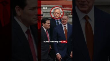 Recent filings show thousands of stock market trades made on behalf of President Trump. #BBCNews