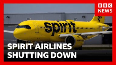 Spirit Airlines shutting down after rescue talks collapse | BBC News