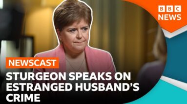 Nicola Sturgeon speaks out on the crime of her estranged husband | BBC Newscast
