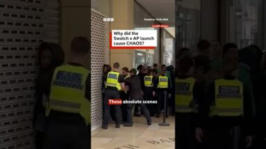 Why did the Swatch x Audemars Piguet launch cause chaos? #Swatch #AudemarsPiguet #BBCNews