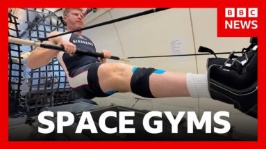 Testing the space gyms of the future | BBC News