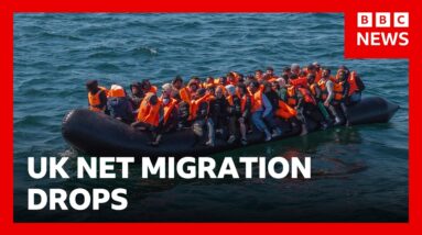 UK net migration down 48% year on year | BBC News