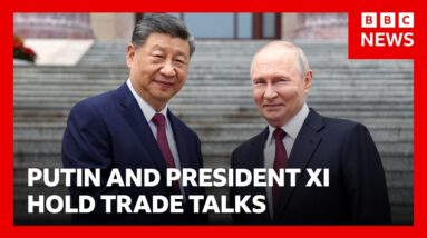 Russia-China ties at 'unprecedentedly high level', Putin tells Xi | BBC News