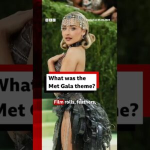 What was the Met Gala theme and dress code? #MetGala #NewYork #BBCNews