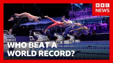 Who beat a world record at the Enhanced Games? | BBC News