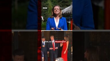 Why is Donald Trump in China? #US #BBCNews