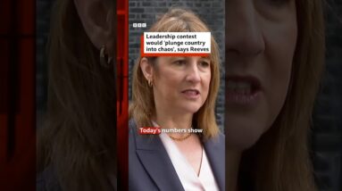 Leadership contest would ‘plunge country into chaos,’ says Rachel Reeves. #KeirStarmer #BBCNews