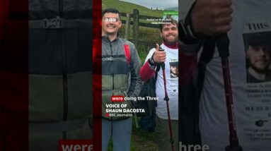 Charity hikers 'really angry' at being booed for skipping queues at Yr Wyddfa summit. #BBCNews