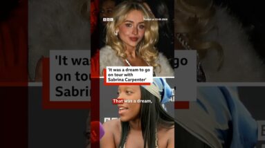 Rachel Chinouriri says touring with Sabrina Carpenter was "a dream." #RachelChinouriri #BBCNews