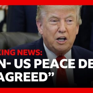 Trump declares deal with Iran agreed and lifts blockade of strait of Hormuz | BBC News