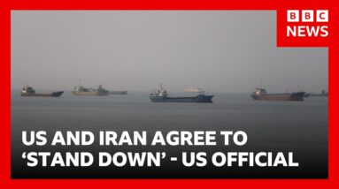 US says it has agreed to 'stand down' after exchange of strikes with Iran | BBC News