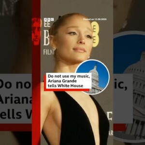 Do not use my music, Ariana Grande tells White House. #ArianaGrande #WhiteHouse #BBCNews