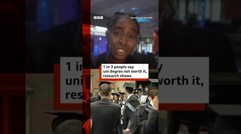 1 in 3 say uni degree not worth it, research shows. #University #StudentLoan #BBCNews