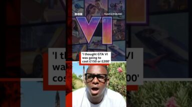 Gamer reacts to price of Grand Theft Auto VI. #GTA #GrandTheftAuto #Gaming #BBCNews